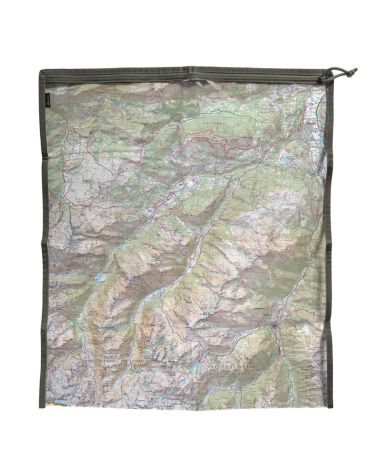 Porte-carte expédition vert A10 Equipment avec fenêtre transparente pour lecture sur le terrain