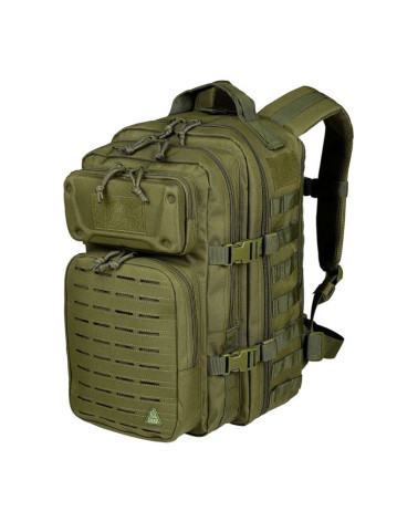 Sac à dos Baroud Box 40L kaki A.R.E.S. avec poches multiples et système MOLLE