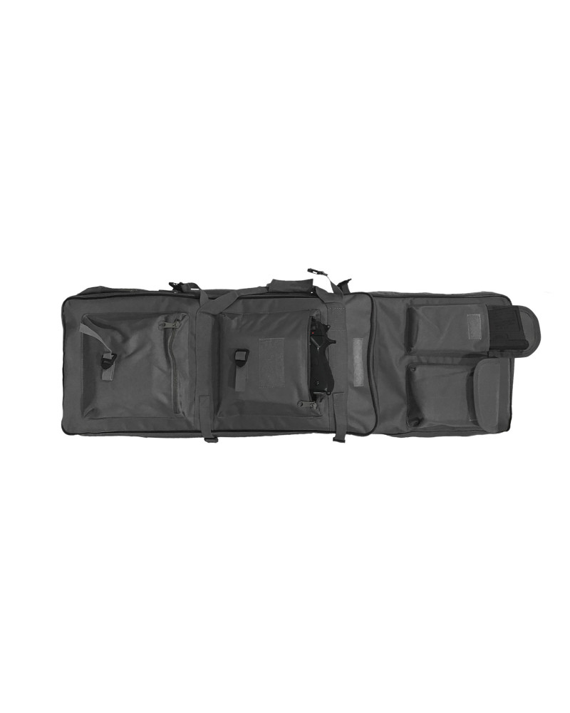 Housse noire Tactical Ops 100 cm pour réplique ou fusil d’assaut avec poches extérieures Housse noire Tactical Ops 100 cm pour réplique ou fusil d’assaut avec poches extérieures