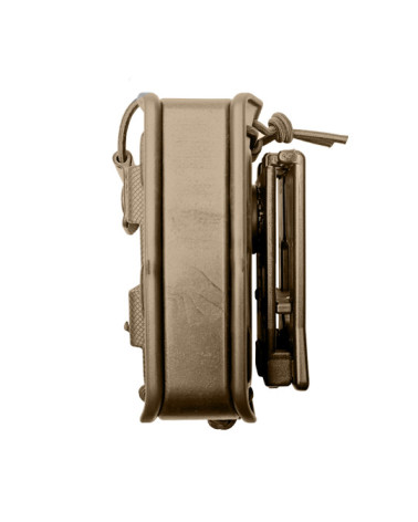 Porte-radio tan Vega Holster 8BL19 avec fixation MOLLE et ceinture Porte-radio tan Vega Holster 8BL19 avec fixation MOLLE et ceinture