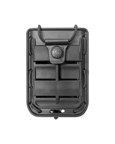 Porte-radio noir Vega Holster 8BL19 avec fixation ceinture et MOLLE Porte-radio noir Vega Holster 8BL19 avec fixation ceinture et MOLLE