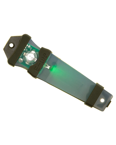 Lampe tactique LED verte VLT Light Green Element avec fixation Velcro