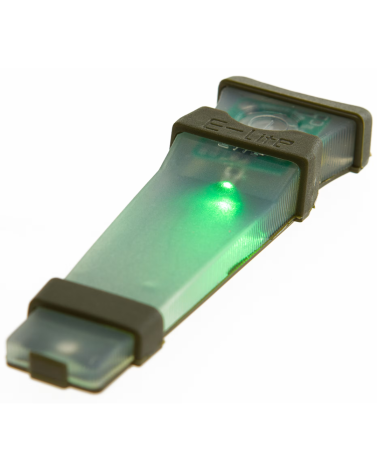 Lampe tactique LED verte VLT Light Green Element avec fixation Velcro