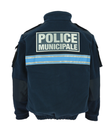 Blouson polaire Teddy imperméable DMB UNIFORM avec bande Gitane Blouson polaire Teddy imperméable DMB UNIFORM avec bande Gitane