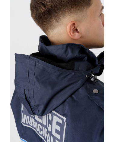 Blouson hiver SENTINEL avec capuche et bande Gitane tricolore