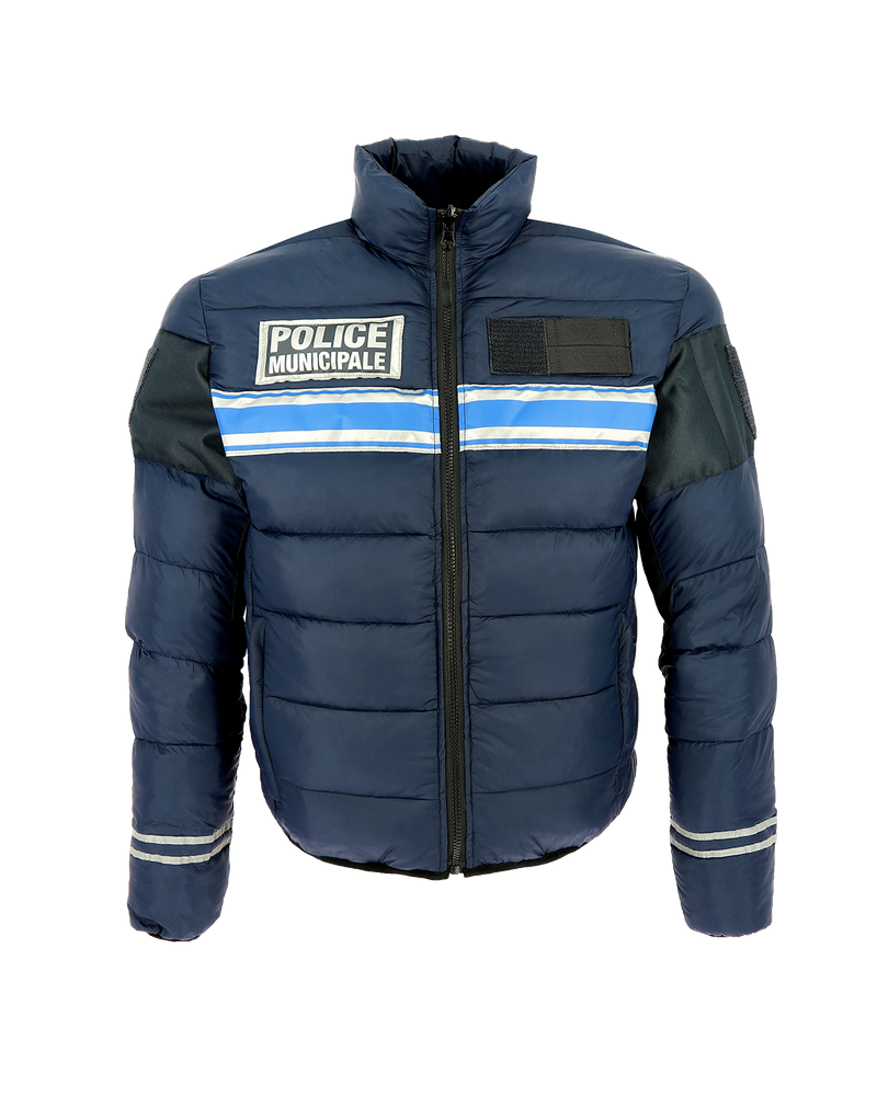 Doudoune Gravity noire avec bande Gitane pour Police Municipale – DMB Uniform Doudoune Gravity noire avec bande Gitane pour Police Municipale – DMB Uniform