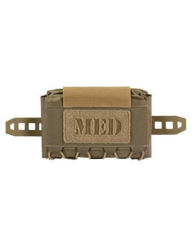 Pochette médicale horizontale noire Compact – Direct Action avec insert amovible et fixation MOLLE