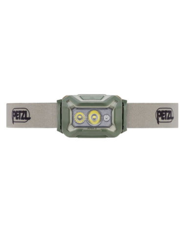 Lampe frontale ARIA 2 TAN - Petzl, 450 lumens de puissance et une résistance extrême pour vos missions et aventures.