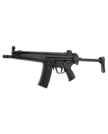 Réplique airsoft HK53 Heckler & Koch 6mm gaz, full métal, couleur noire Réplique airsoft HK53 Heckler & Koch 6mm gaz, full métal, couleur noire