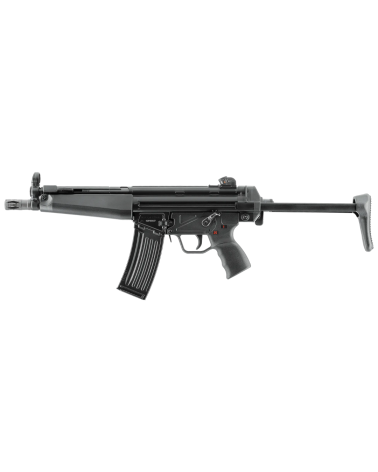 Réplique airsoft HK53 Heckler & Koch 6mm gaz, full métal, couleur noire Réplique airsoft HK53 Heckler & Koch 6mm gaz, full métal, couleur noire