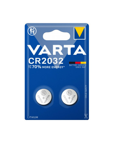 Pile bouton VARTA CR2032 3V lithium pour équipements électroniques