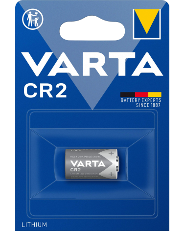 Pile lithium VARTA CR2 3V pour lampes tactiques et appareils professionnels