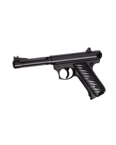 Pistolet airsoft MKII CO2 6mm couleur noire de chez ASG, réplique full métal puissante et précise