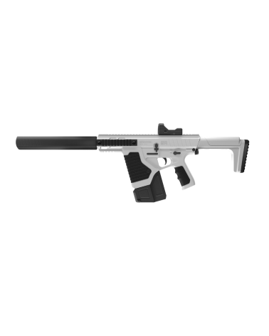 Pack Crosman ST1 Full Auto 4.5mm transformable en pistolet, avec point rouge, CO2 et crosse tactique amovible Pack Crosman ST1 Full Auto 4.5mm transformable en pistolet, avec point rouge, CO2 et crosse tactique amovible
