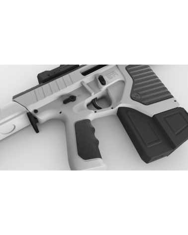 Pack Crosman ST1 Full Auto 4.5mm transformable en pistolet, avec point rouge, CO2 et crosse tactique amovible Pack Crosman ST1 Full Auto 4.5mm transformable en pistolet, avec point rouge, CO2 et crosse tactique amovible