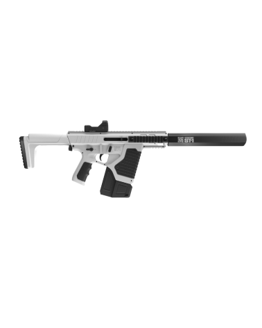 Pack Crosman ST1 Full Auto 4.5mm transformable en pistolet, avec point rouge, CO2 et crosse tactique amovible