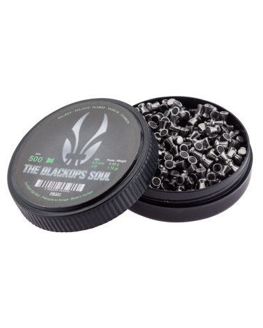 Plombs plats 4.5mm Wad Cutter pour tir de précision – Black Ops Soul Plombs plats 4.5mm Wad Cutter pour tir de précision – Black Ops Soul