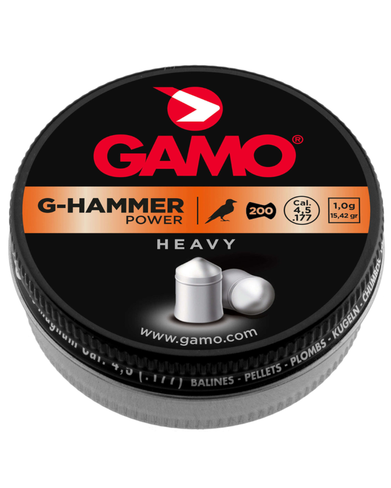 PLOMBS G-HAMMER 4.5mm (.177) - GAMO PLOMBS G-HAMMER 4.5mm (.177) - GAMO