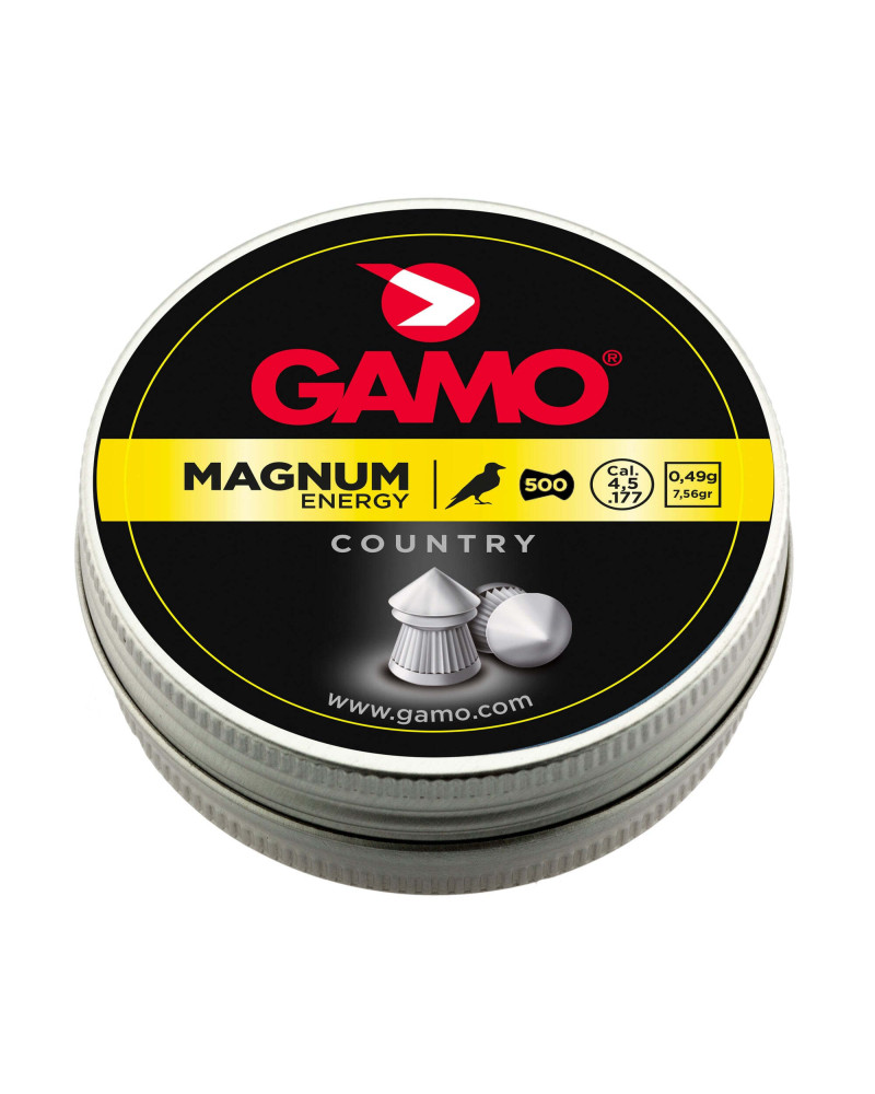 PLOMBS MAGNUM POINTU 4.5mm (.177) x500 - GAMO PLOMBS MAGNUM POINTU 4.5mm (.177) x500 - GAMO