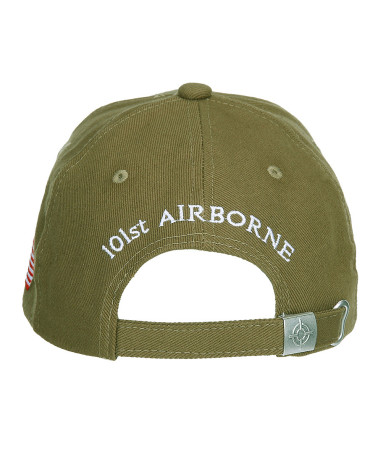 Casquette Airborne verte Fostex Garments avec broderie aéroportée Casquette Airborne verte Fostex Garments avec broderie aéroportée
