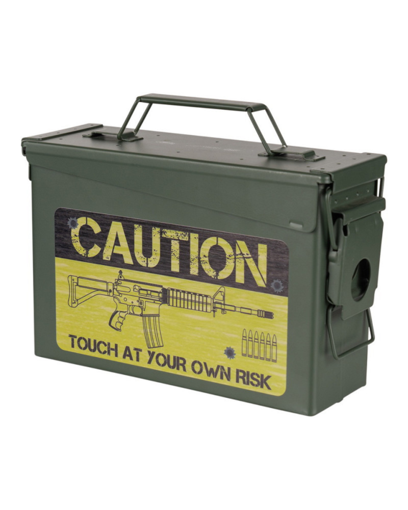 AMMO BOX Cal.30 CAUTION RISK - FOSCO AMMO BOX Cal.30 CAUTION RISK - FOSCO