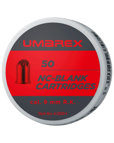 Boîte de 50 cartouches à blanc 9mm R.K. Umarex – douille laiton