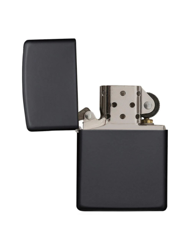 Briquet Zippo Classic Black Matte – Rechargeable, personnalisable et garanti à vie