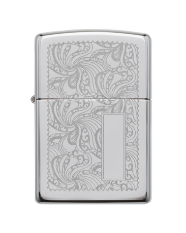 Briquet Zippo Seamless Pattern – Finition High Polish Chrome avec motif gravé Lustre Briquet Zippo Seamless Pattern – Finition High Polish Chrome avec motif gravé Lustre
