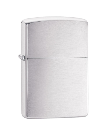 Briquet Zippo Brushed Chrome – Rechargeable, finition brossée intemporelle, garanti à vie Briquet Zippo Brushed Chrome – Rechargeable, finition brossée intemporelle, garanti à vie