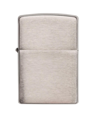 Briquet Zippo Brushed Chrome – Rechargeable, finition brossée intemporelle, garanti à vie