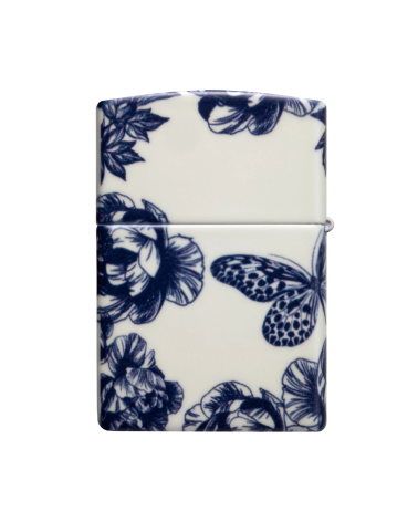 Zippo Floral Skull – Design tête de mort fleurie sur chrome brossé, rechargeable, fabrication USA Zippo Floral Skull – Design tête de mort fleurie sur chrome brossé, rechargeable, fabrication USA