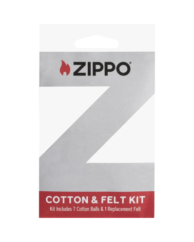Kit coton & feutre de rechange officiel pour briquets à essence Zippo – Performance garantie
