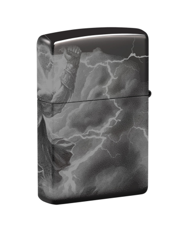 Briquet Zippo Zeus – Design 360° en finition noire brillante, rechargeable et garanti à vie. Briquet Zippo Zeus – Design 360° en finition noire brillante, rechargeable et garanti à vie.
