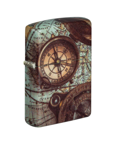 Briquet Zippo Compass Design – Un design inspiré des grands voyageurs et de l’esprit d’aventure.