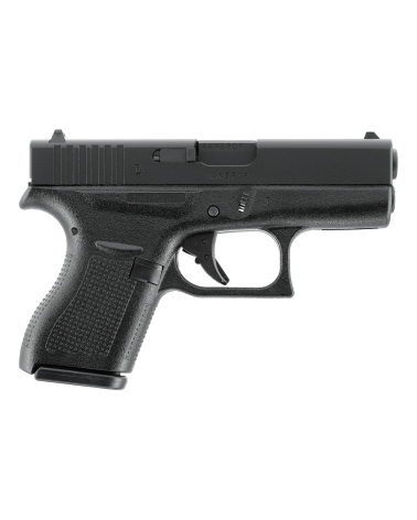 Réplique Glock 42 GBB 6mm – Pistolet airsoft ultra-compact avec culasse métallique et blowback. Réplique Glock 42 GBB 6mm – Pistolet airsoft ultra-compact avec culasse métallique et blowback.
