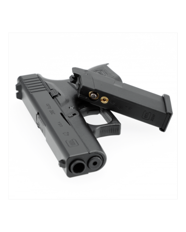 Réplique Glock 42 GBB 6mm – Pistolet airsoft ultra-compact avec culasse métallique et blowback. Réplique Glock 42 GBB 6mm – Pistolet airsoft ultra-compact avec culasse métallique et blowback.