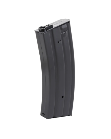 Chargeur Mid-Cap M4 – 120 billes – Métal – Noir – Specna Arms.