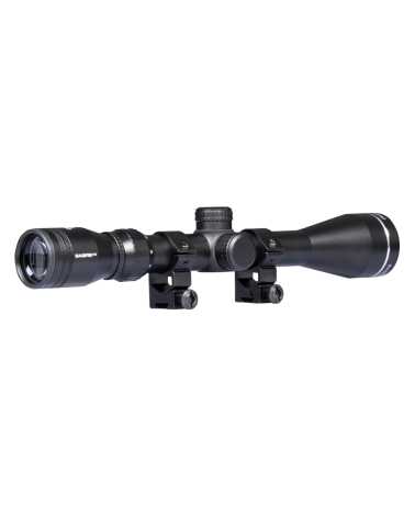 Lunette Sabre Optics X3 3-9x40 HMD – Pour carabines .22LR et 4.5mm – Avec montage 11 mm. Lunette Sabre Optics X3 3-9x40 HMD – Pour carabines .22LR et 4.5mm – Avec montage 11 mm.
