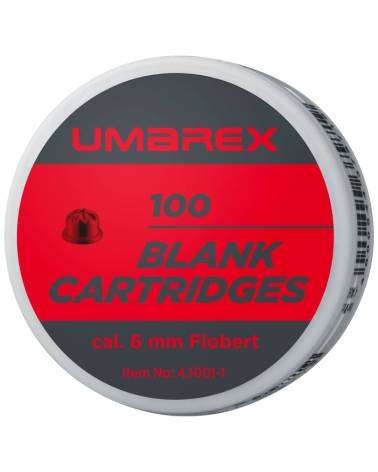Boîte de 100 cartouches à blanc 6mm Flobert – Fabrication Umarex.