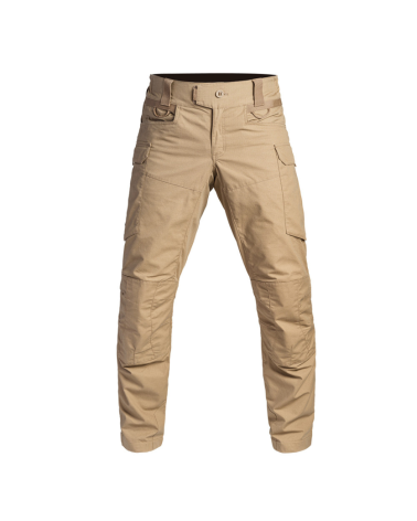Pantalon FIGHTER A10 EQUIPMENT – Coloris TAN, entrejambe 83 cm, tissu Ripstop renforcé.
