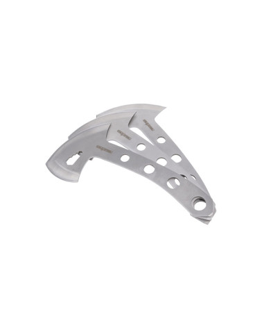 Lot de 3 haches de lancer Cold Steel en acier inox 420SS avec étui nylon Lot de 3 haches de lancer Cold Steel en acier inox 420SS avec étui nylon