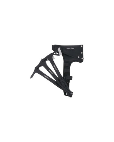 Lot de 3 haches de lancer Cold Steel avec manche tressé paracorde et étui nylon