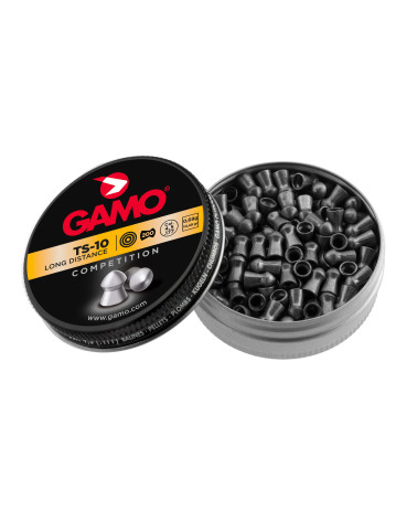 Boîte de 200 plombs GAMO TS-10 tête pointue calibre 4.5 mm – spécial longue distance Boîte de 200 plombs GAMO TS-10 tête pointue calibre 4.5 mm – spécial longue distance