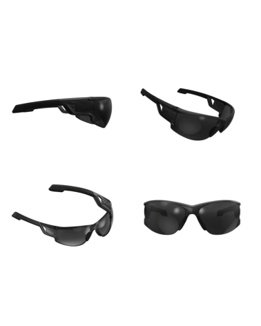 Lunettes balistiques fumées Mechanix Type-N avec écran anti-buée et branches confortables Lunettes balistiques fumées Mechanix Type-N avec écran anti-buée et branches confortables