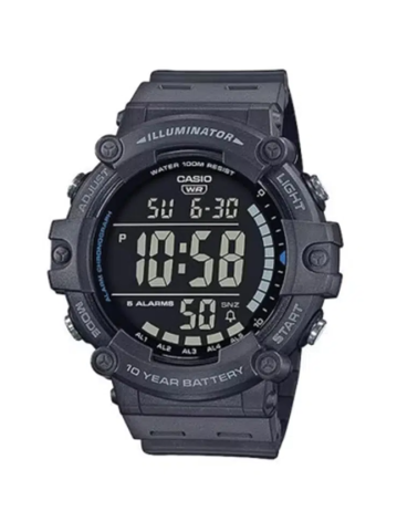 Montre digitale CASIO AE-1500WH-8BVEF avec autonomie 10 ans et affichage grand format