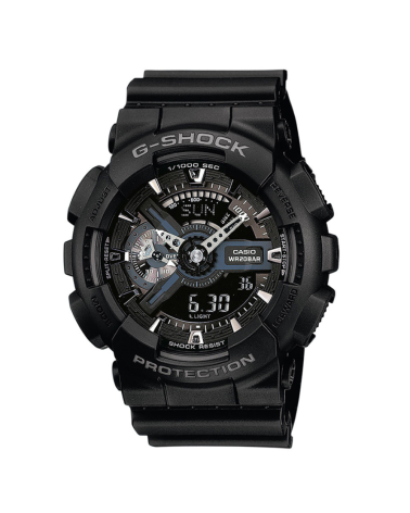 Montre G-SHOCK GA-110 NOIR – Affichage combiné, résistance extrême, style industriel