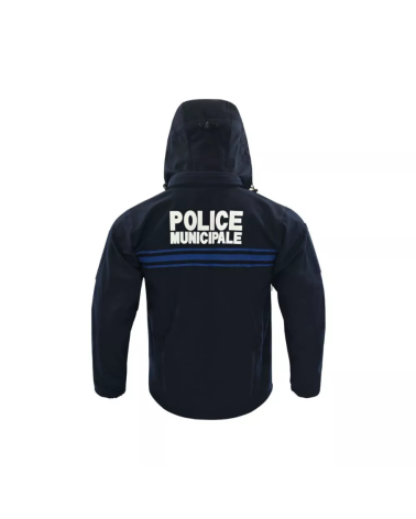 Softshell ADN Tactical Echo 3 Couches Bleu Marine – Police Municipale Softshell ADN Tactical Echo 3 Couches Bleu Marine – Police Municipale