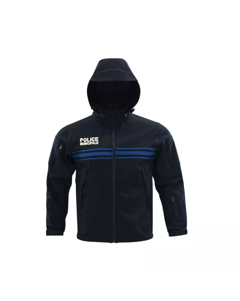 Softshell ADN Tactical Echo 3 Couches Bleu Marine – Police Municipale Softshell ADN Tactical Echo 3 Couches Bleu Marine – Police Municipale
