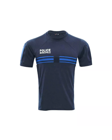 T-Shirt Instructor ADN Tactical – Police Municipale – Dark Navy – Coton & Polyester