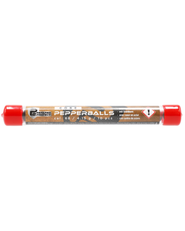 Billes poivre calibre .68 Prepared 2 Protect – Tube de 10